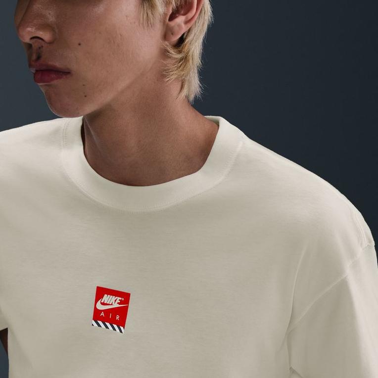 Nike Sportbekleidung AS U NSW T-Shirt M90 OC Sole Food Logo Cartoon Rundhals Kurzarm T-Shirt Herren Tops Off-White HJ0769133