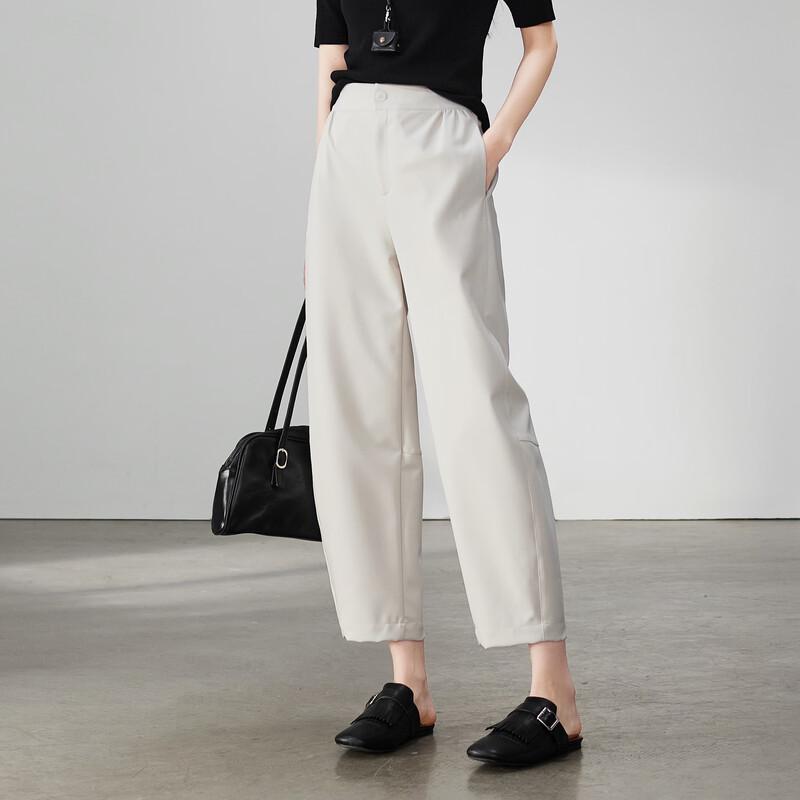 SOFSIL Women's High-Waist Casual Harem Pants