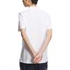 Adidas Polo Shirts Men's White Polo Collar Moderate Straight Fit JD3200