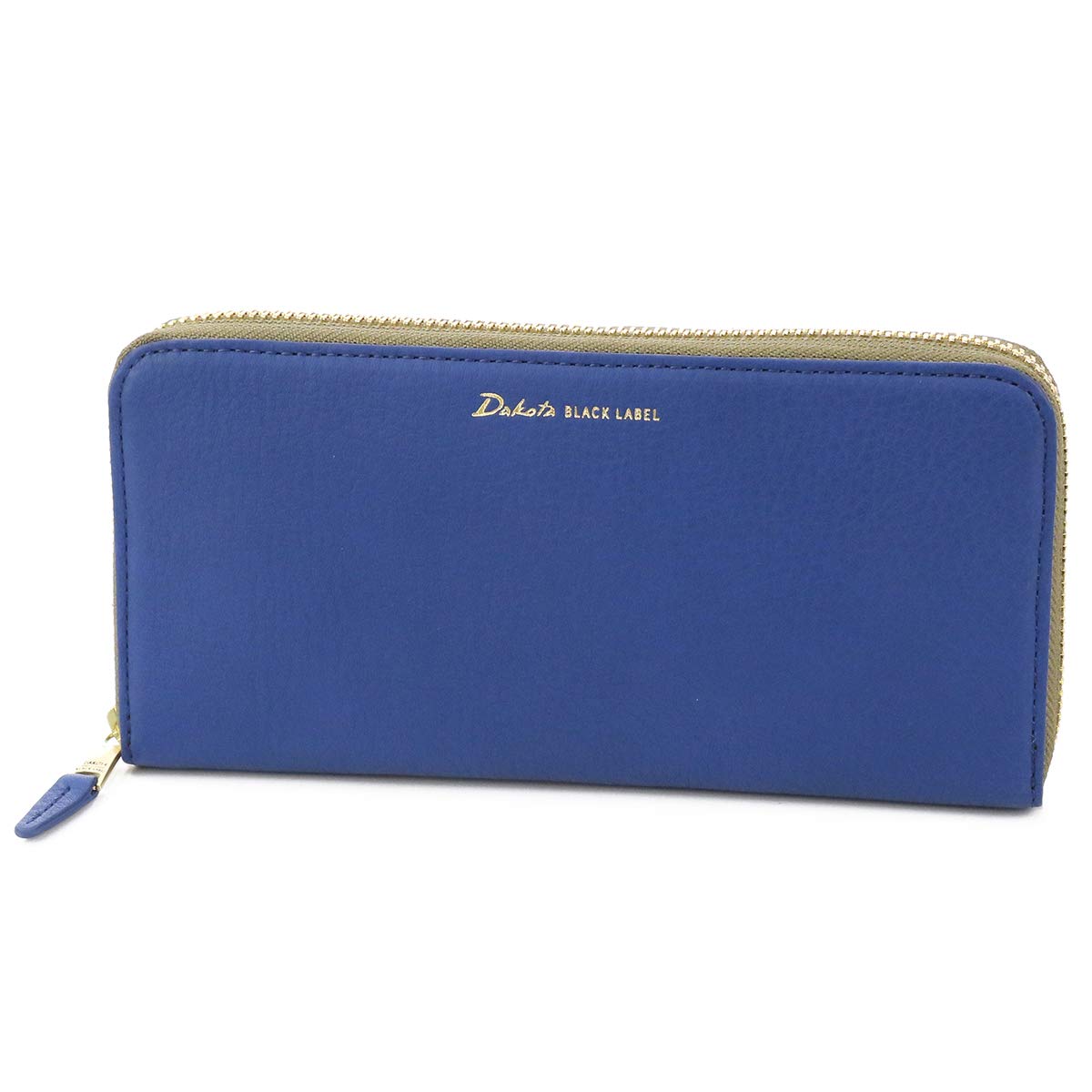 

Black Long Wallet Round Zipper Genuine Leather Recente 0627503 Navy [Dakota Label] Men s BL-627503-60 Темно-синій