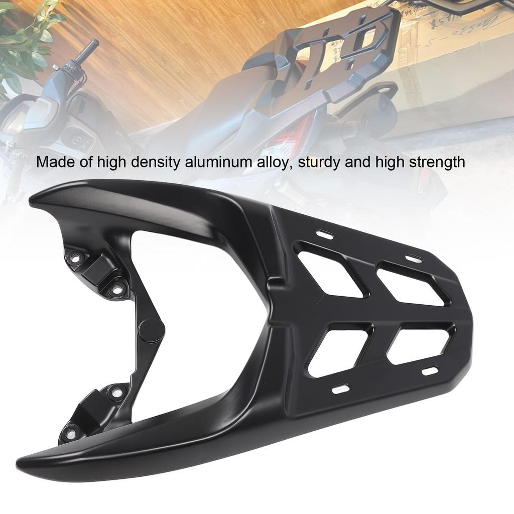 Motorcycle Rear Luggage Rack, Strong Support Tail Storage Cargo Carrier Bracket for Nmax155 Nmax125 2020-2024, Aluminum Alloy