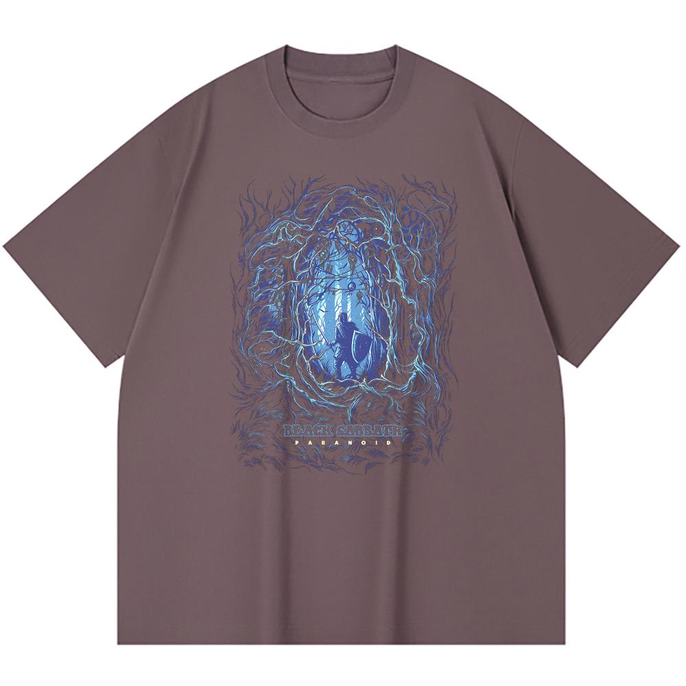 230 g/m² 100% Bavlna T-shirt Heavy Metal Rocková Kapela Tisk Populární Hudby Unisex Těžký Bavlněný T-shirt