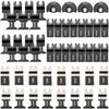 50 PCS Oscillating Saw Blades, Quick Release Multitool Blades Kit, HCS Tool Blades for Wood Plastic Metal Nails Bolts, Compatible with Dewalt Dremel