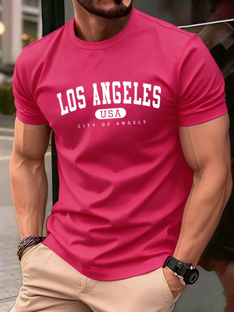 About Usa Art Letters Print Men Retro TShirt Casual Cotton T Shirts Loose Hip Hop Clothes Male ONeck Comfortable Short Sleeve