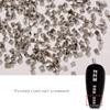 200Pcs/Set Nail Rivet Glitter 3D Effect Non-Fading Metal Rivet Art Decoration Street Punk Charm for Manicure