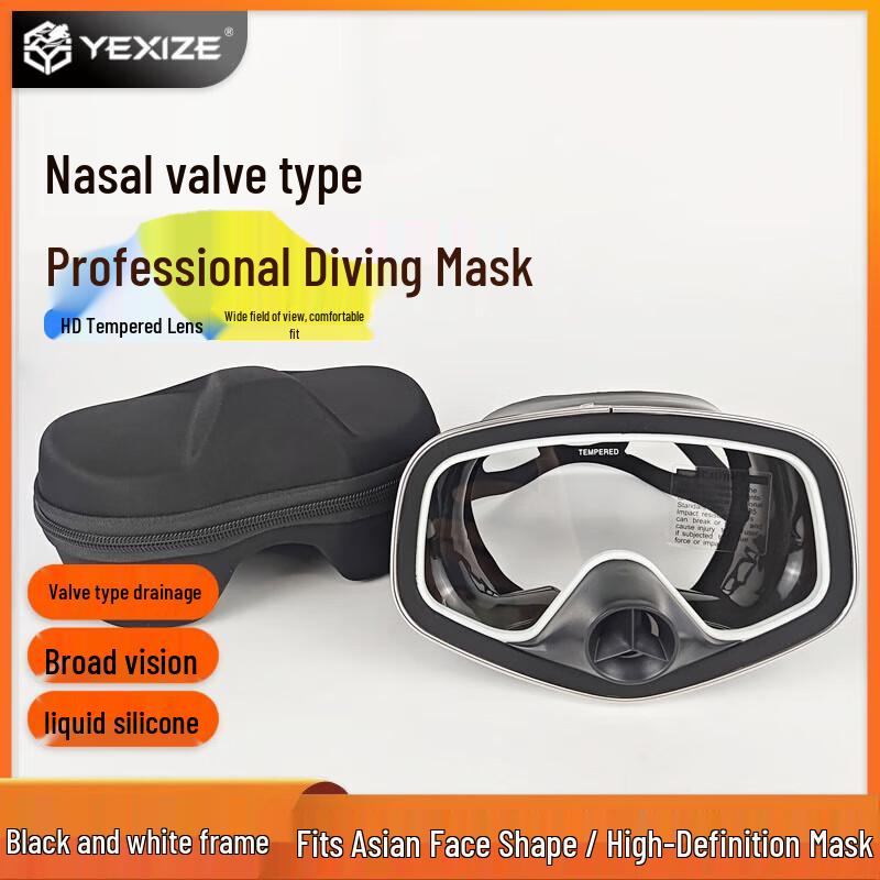 YEXIZE Nose Valve Diving Mask