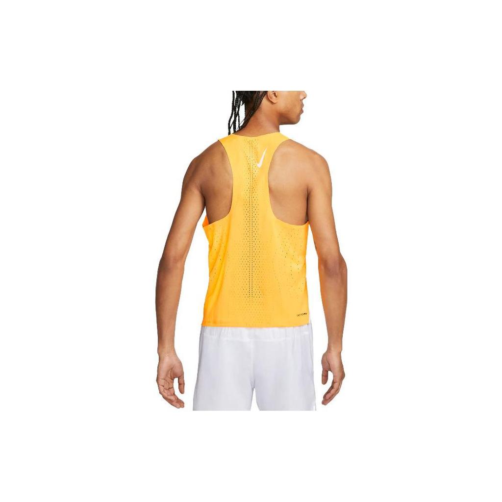 New Nike Running Tank Top Men's Yellow DM4625-845