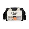 Canvas Mini Crossbody Bag For Women With Zipper Closure And Inner Pocket For Daily Use