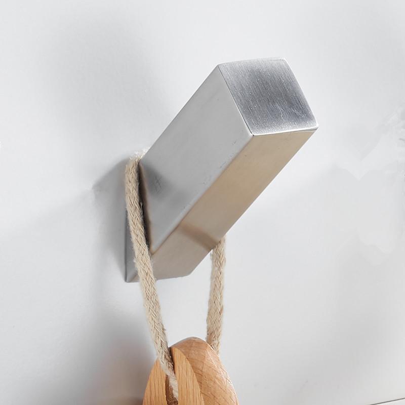 

Nickel/Black 304 Stainless Steel Bathroom Hook Clothes Hanging Hooks Wall Hook Towel Hook Holder Hat Scarf Handbag Storage Rack