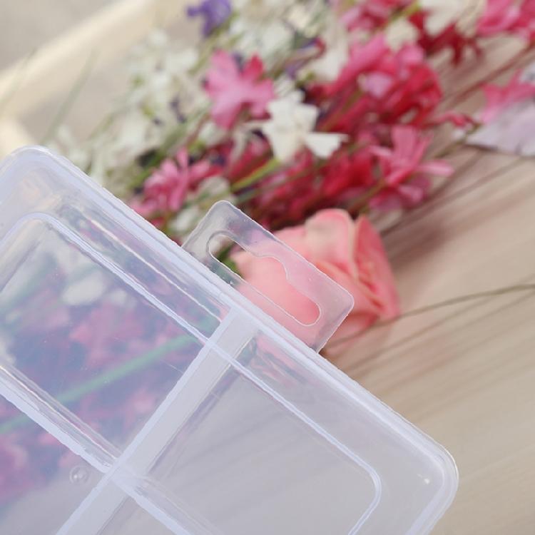Transparent Box Screw Compartment Box 8 Grids Organizer Tool Storage Boxes