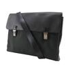 Louis Vuitton Saratov GM Shoulder Bag M30882 Noir Black Taiga Mens Used