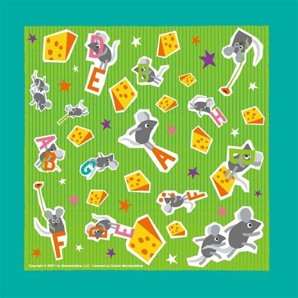 Frederic Leo Leoni Lunch Cloth Approx. 42x42cm 100% Cotton Placemat Lunch Mat Napkin Leo Leoni School Lunch Kindergarten Preschool Boys Girls
