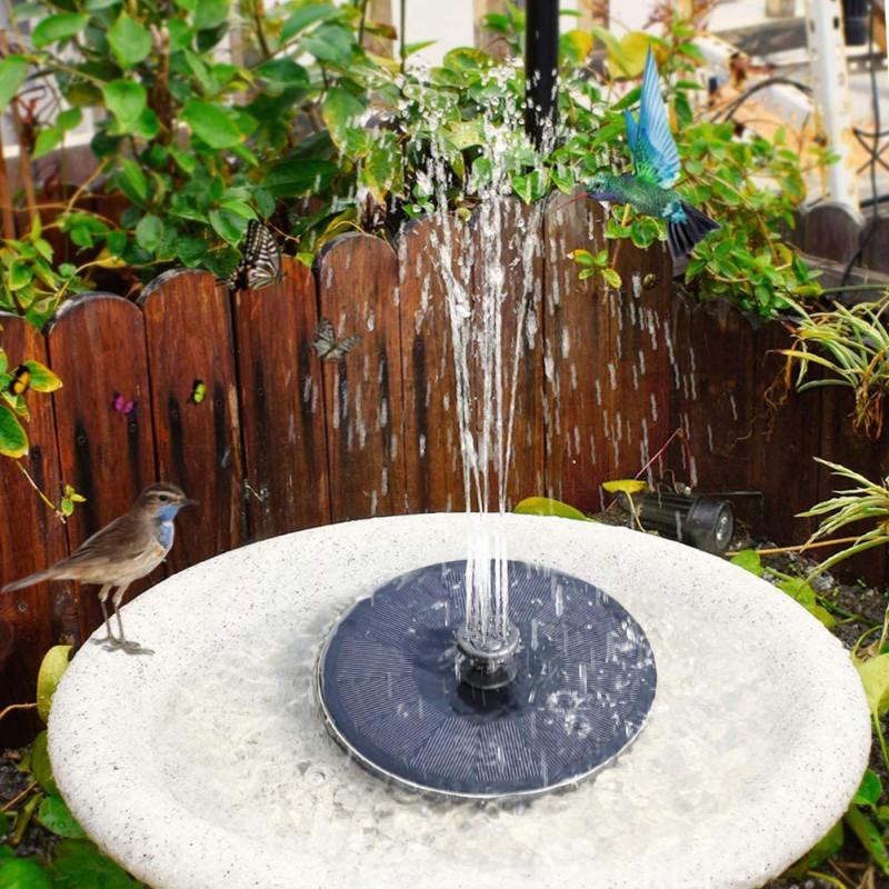 Mini Solar Floating Water Fountain for Garden Pool Pond Decoration