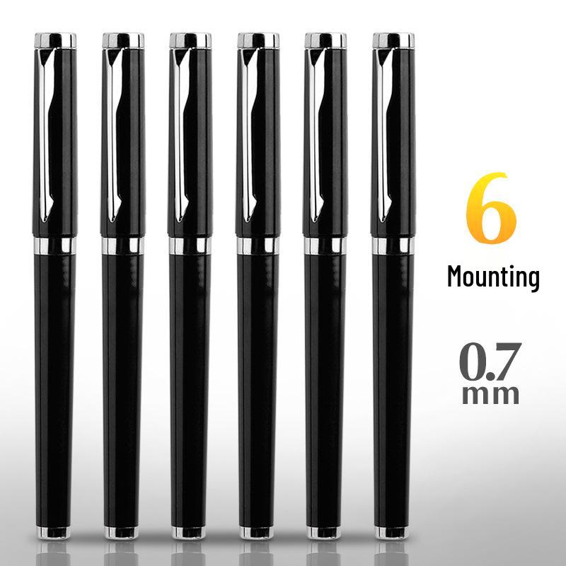 

5,000 Years 0.7mm Black Smooth-Writing Signature Pen - Water-Based, Bold Bullet Tip for Office & Business. 0.7mm