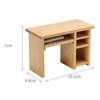 1/12 Dollhouse Miniature Desk With Keyboard And Mouse Wooden Toys Furniture