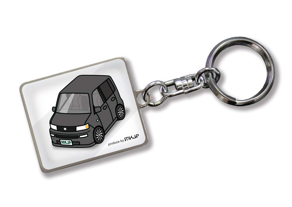 

MKJP Custom Keychain Toyota bB NCP30 Белый Автомобиль Черный Базовый Цвет