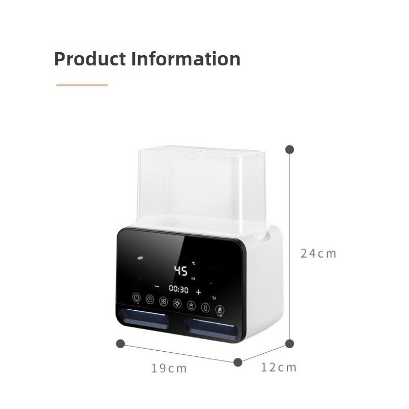 Automatic Baby Breast Milk Constant Temperature Device Intelligent Bottle Sterilizer Multi Functional Dual Bottle Milk Warmer