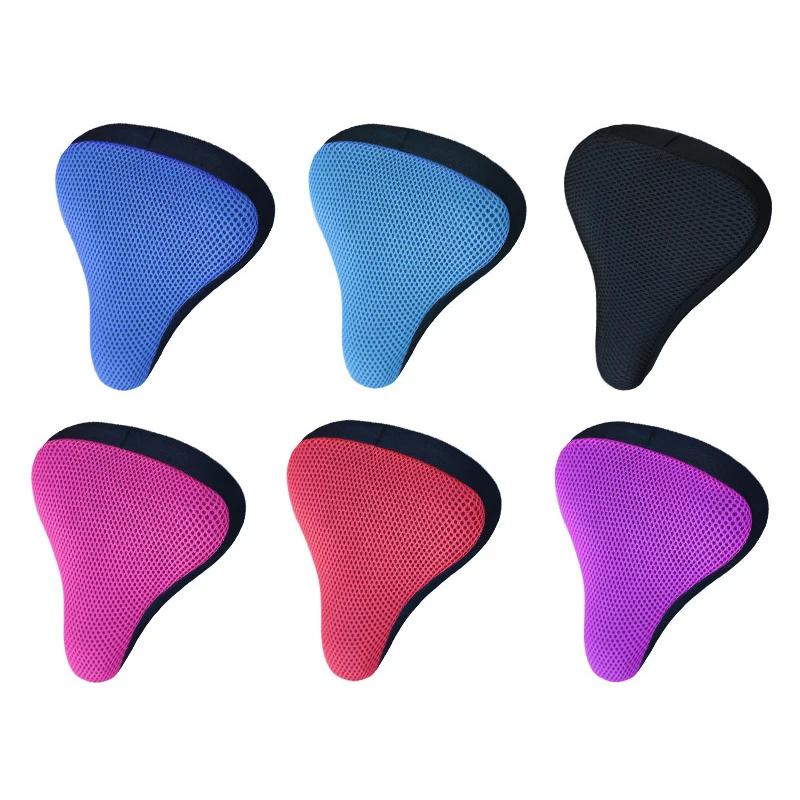 1Pcs Bicycle 3D Soft Bike Seat Cover Cycling Silicone Seat Cushion Cycling Breathable Comfortable Bicycle Bike