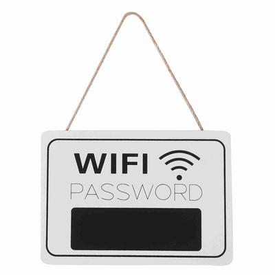 Passwortanzeige Beschilderung Wandbehang Café Buchhandlung Retro Hängende Tafel