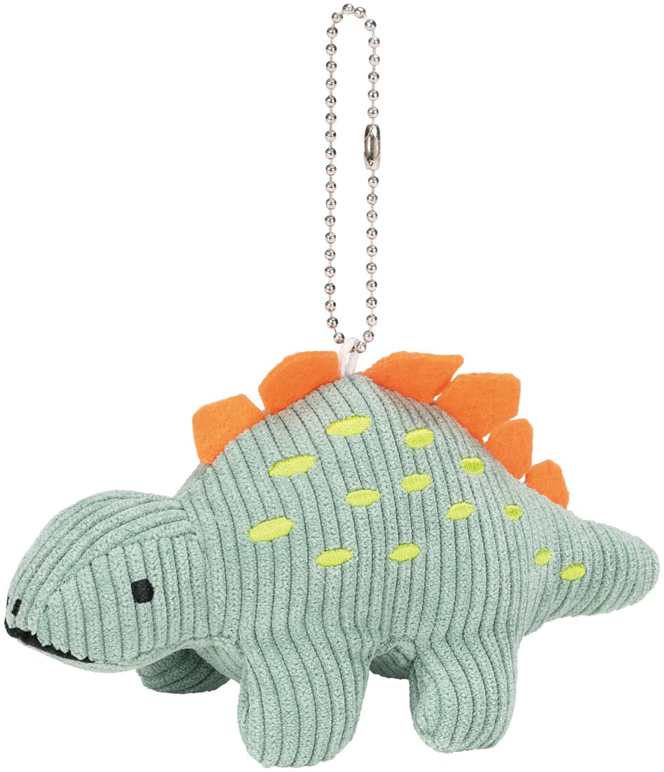 Skater Stegosaurus Dinosaur Plush Mascot Keychain Ball Chain ZNKH1-A