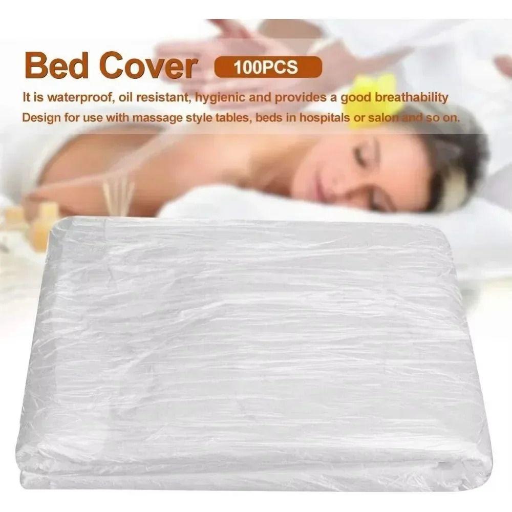 100 pezzi/Confezione Pellicola Impermeabile Lenzuola usa e getta Coperta usa e getta per Sauna Tavolo da Massaggio