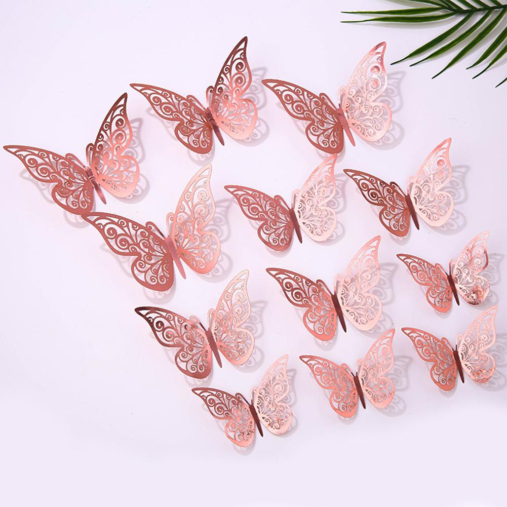 Bedroom Decoration Butterflies Easy To Remove Butterflies Three Dimensional Wall Stickers Doors Specifications