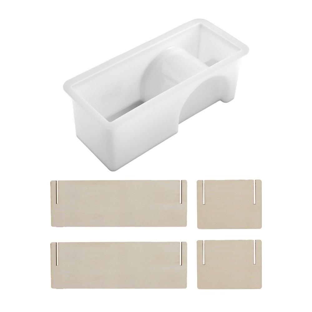 Silicone Hydroponic Plant Flower Mold Resin Mold Hydroponic Vase Frame Plaster Desktop Ornaments