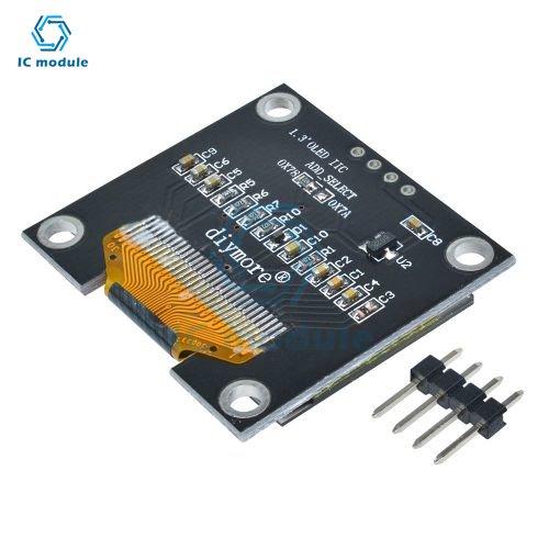 1.3 inch LCD Display Screen Module 128X64 Display Module IIC Serial 4pin White/Blue OLED Display Module 128X64 LCD Screen Board