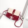 A bag cover color scheme hanging love small square bag autumn and winter new women's mobile phone bag