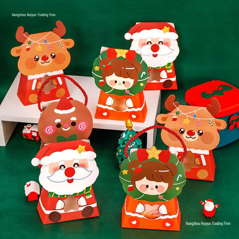 Christmas Eve Gift Bag: Apple Box & Candy Packaging for Kids