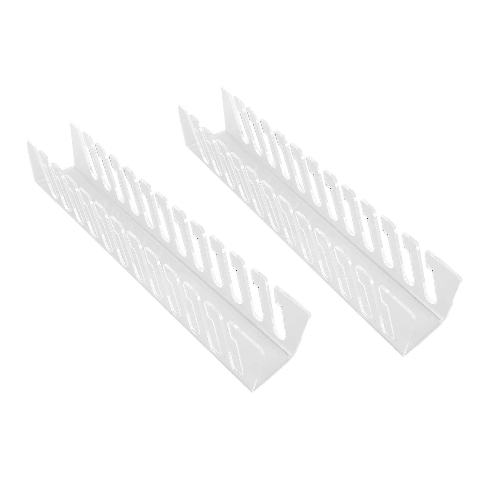 

2 Pack Hat Organizer for Baseball Caps Wall Mounted Hooks Strong Adhesive Rack 24 Hats Capacity Multilayer Storage