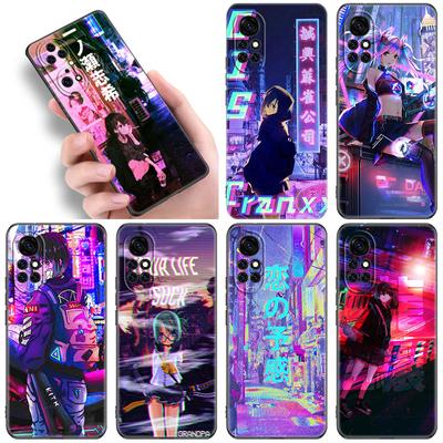 Vaporwave Glitch Anime Soft Case For Huawei NOVA 8 9 Pro 8i 7i 7SE Y60 5T Mate 40 30 20 10 Lite Honor 50 30 Premium Pro Plus 30S