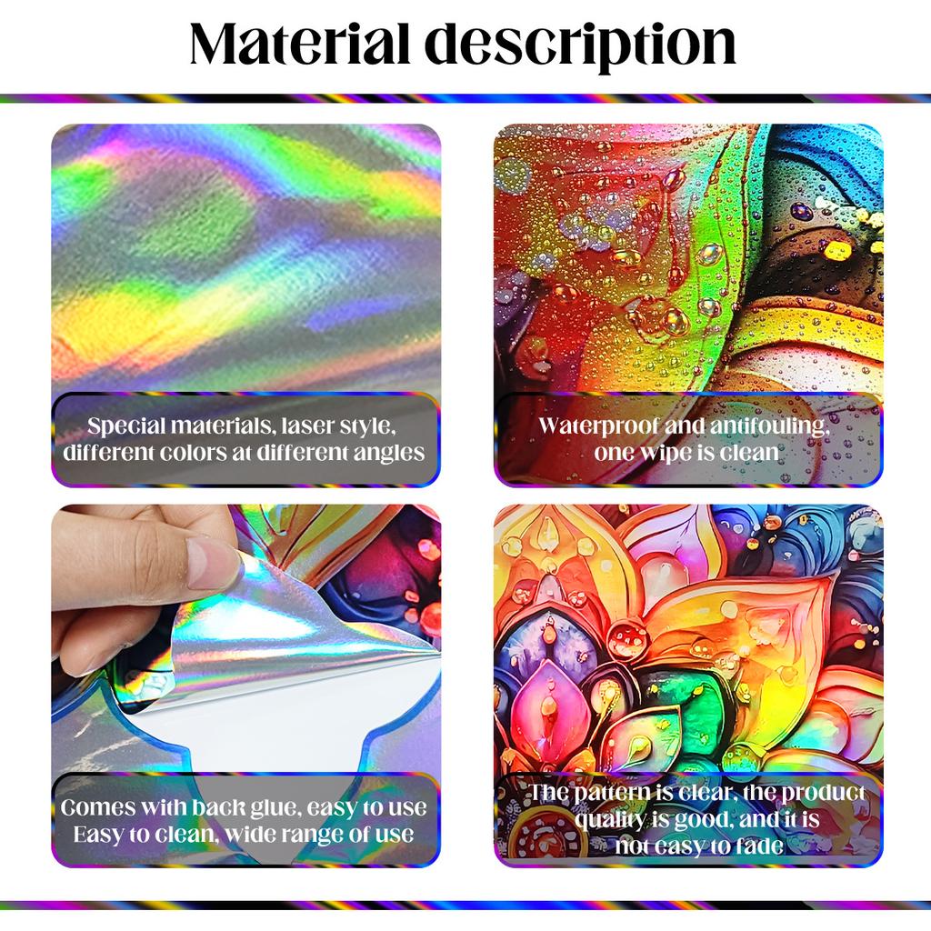 Neon Mandala Creative Wall Sticker Bathroom Living Room Background Decoration Wallpaper Self Adhesive Home Decals