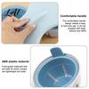 Double Egg Poacher Dual Cavity Microwave Resistant Plastic Heat with Lid Non-stick Poaching Cup Hole Steamer Compact Cooker Quick Breakfast Tool