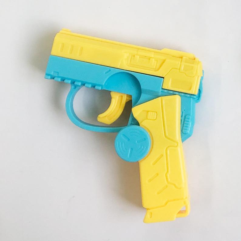 Fingertip Gyro Gun Rotating Carrot Gun 3D Gravity Mini Gravity Small Pistol Automatic Reloading Children's Reward Gift Toy