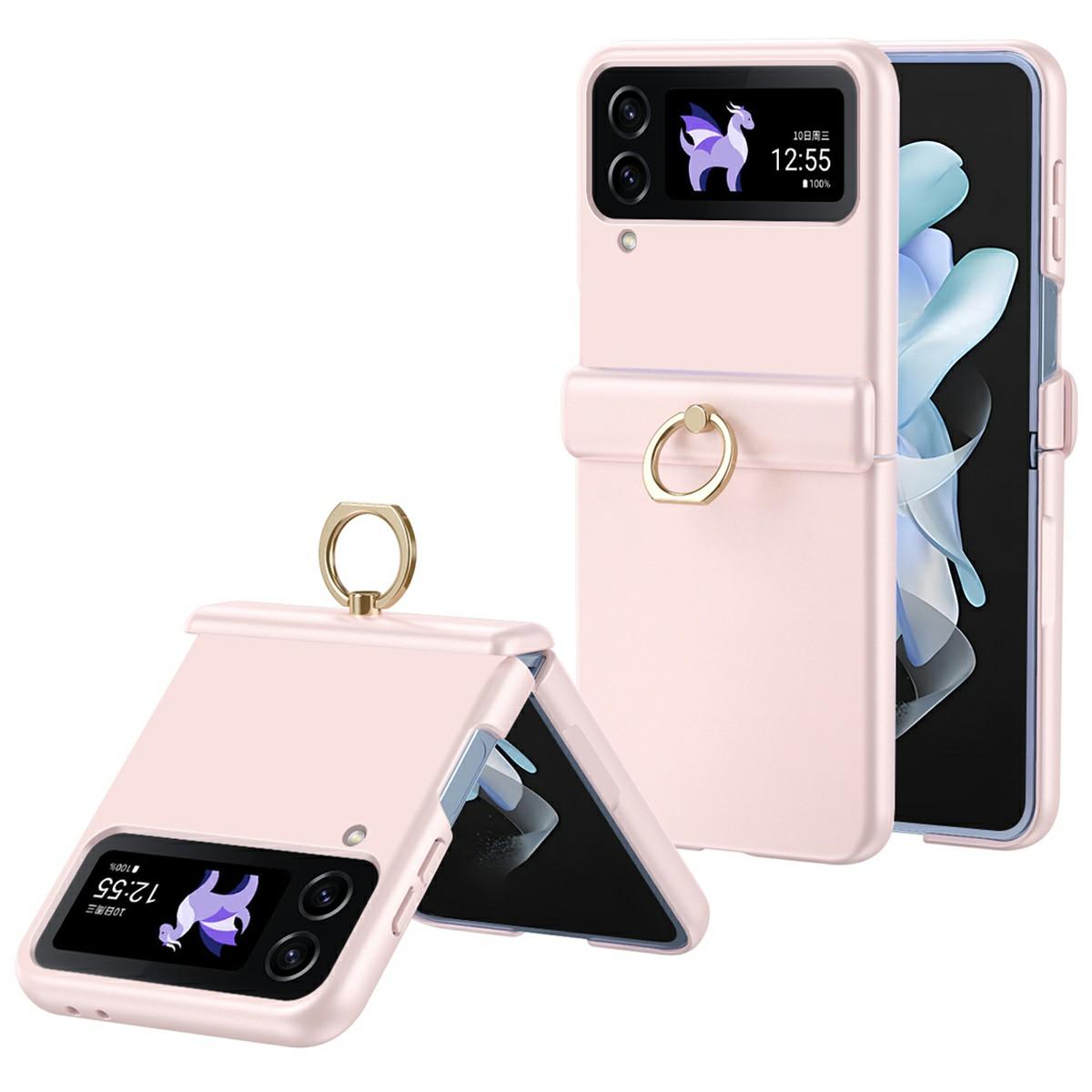 

For Samsung Galaxy Z Flip3 5G Case Ring Holder Kickstand PC Phone Cover B
