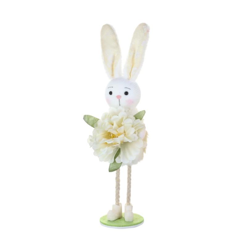 1PC Rabbit Standing Easter Explosion Living Room Fireplace Ornament Children's Gift Flower Decoration Party