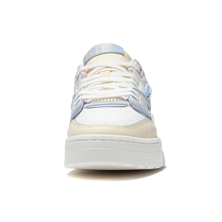 New LiNing 001 BTC Btc Anti Slip Wear Resistant Low Top Skateboard Shoes Women's White Purple AGCS024-1