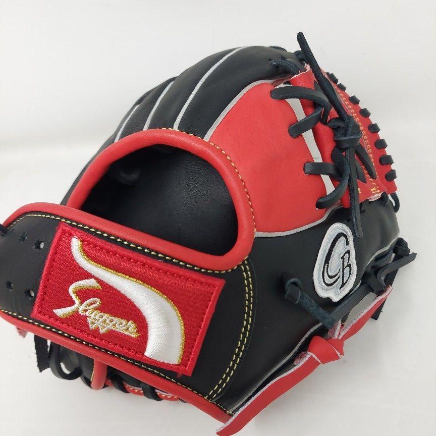 Used Kubota Slugger Limited Edition Training Glove Black x Red LT25-GS1 Limited Color KSG PROB