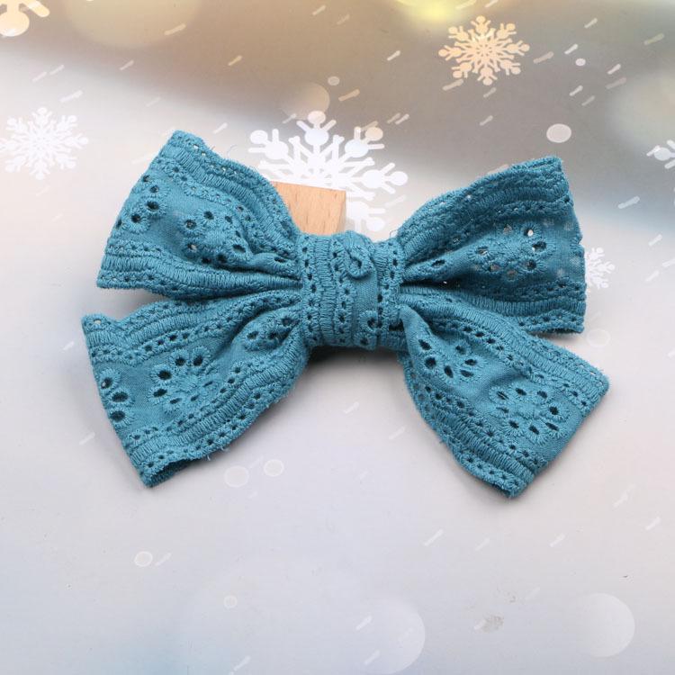 Kids' Lace Bow Hair Clip - Korean Style, Versatile DIY Accessory for Girls' Ponytails