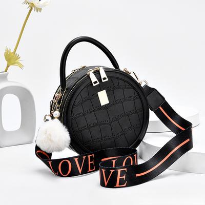Small Round Bag Women's New Fashion Women's Bag 100 Shoulder Crossbody Bag Summer
