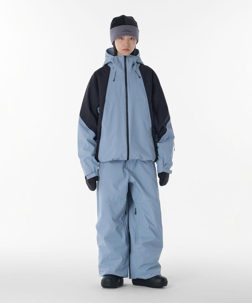 DIMITO Air Vent Banded Pants (Wide Fit Lv.1) Slate Blue