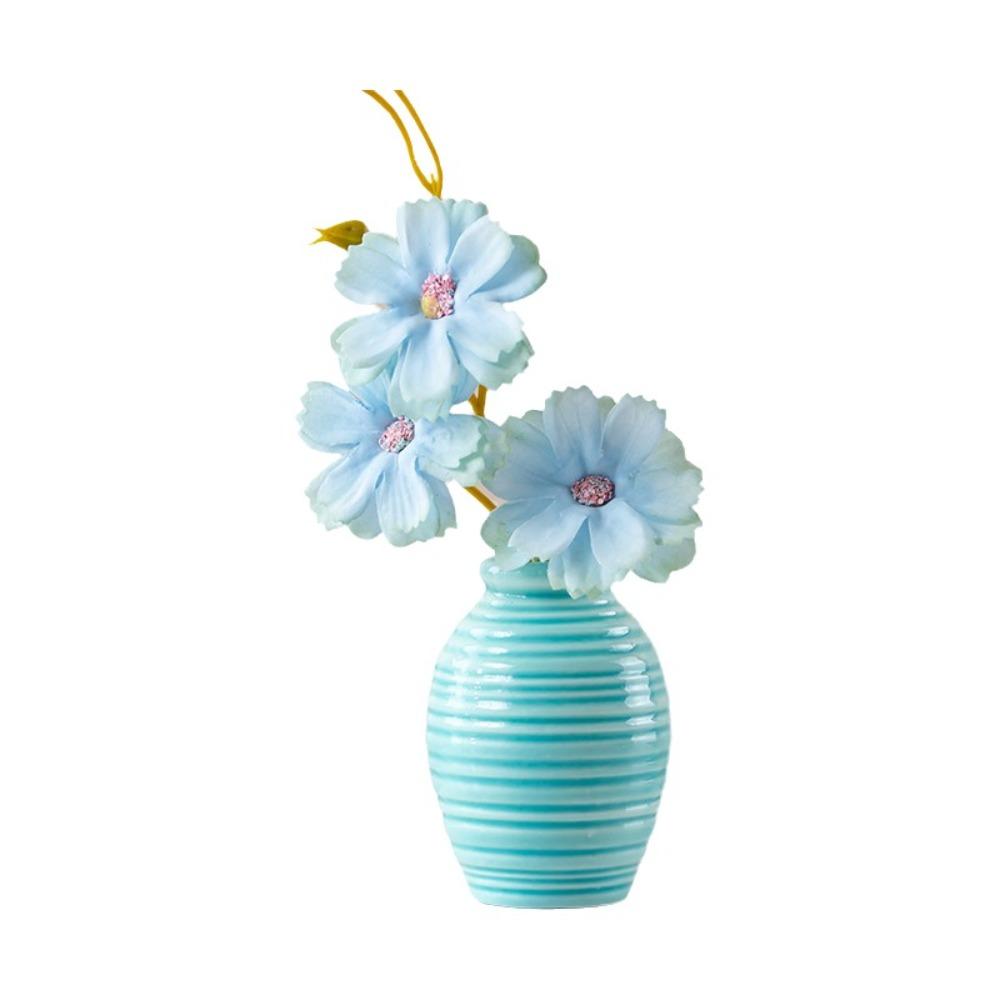 2PCS Exquisite Refrigerator Magnets Vase Colorful Mini Plant Vase Vase Fridge Stickers  Restaurant