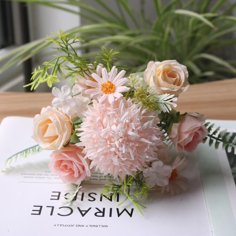 

1 шт. Искусственный цветок Свадьба Дом Спальня Украшение Свадебный букет Гортензии Ваза Для улицы