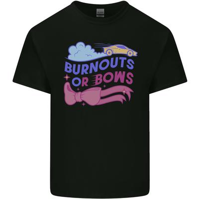 Burnouts or Bows Gender Reveal New Baby Pregnant Unisexs Light Cotton TShirt