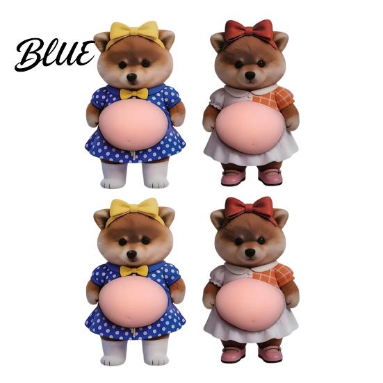 Table Corner Bumper 3D Pet Belly Sticker Soft Anti-Collision Cartoon Kitten/Puppy Decal with Cute Silicone Big Cushioned Protectors for Phones