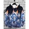 Herren trendiges Kapuzensweatshirt, vielseitig und bequem