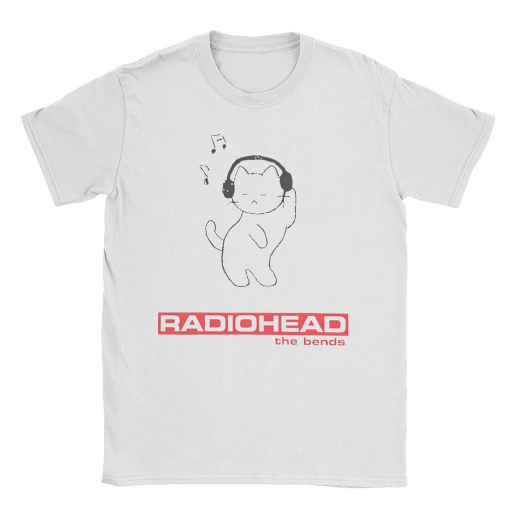 Herren Damen The Swankys Lifestyle T-Shirts Radiohead Rockband Reine Baumwolle Kleidung Rundhals T-Shirt 4XL 5XL 6XL T-Shirt