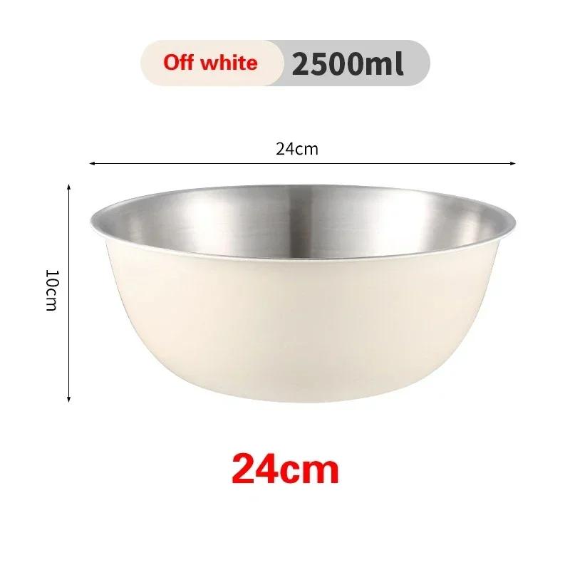304 nerezová ocel mísa na ovoce Mísicí mísa Koš na mytí a odvodnění zeleniny mísy Domácí Kuchyňská Mísa na vejce