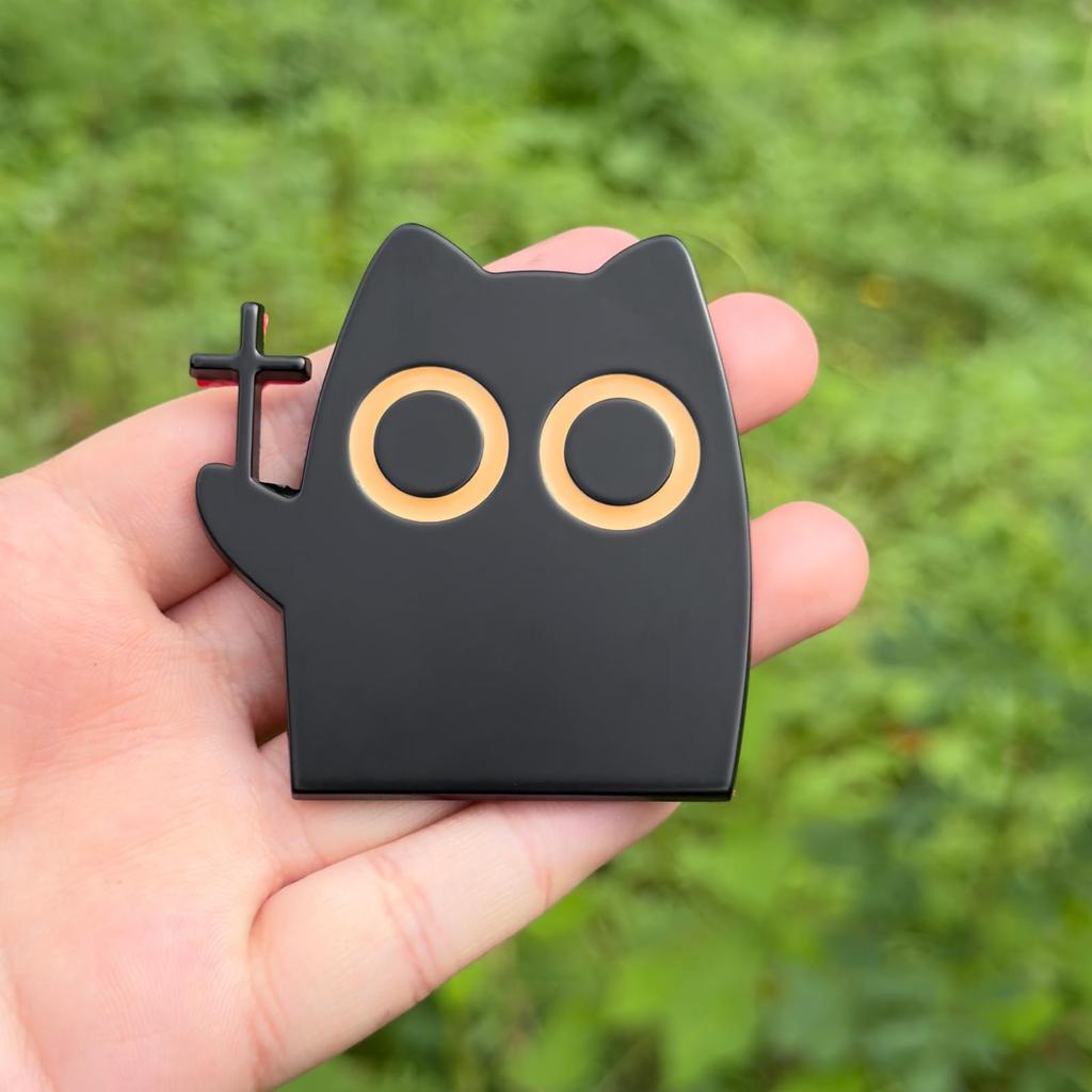 Koongloong Sticker Cat Car Emblem Cat 3D Cute Decoration Car